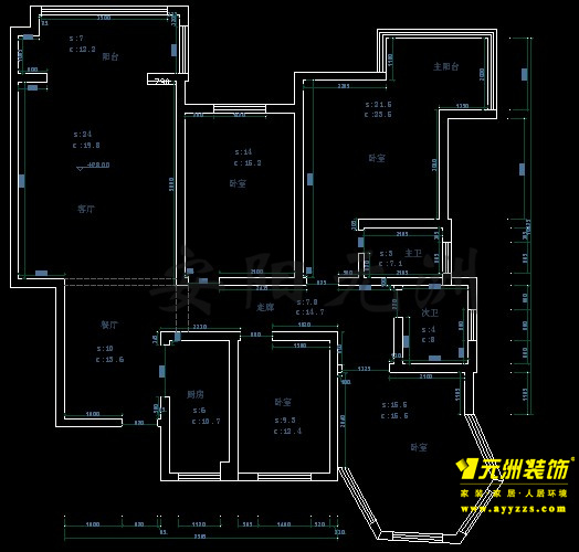 4室2廳1廚2衛(wèi)