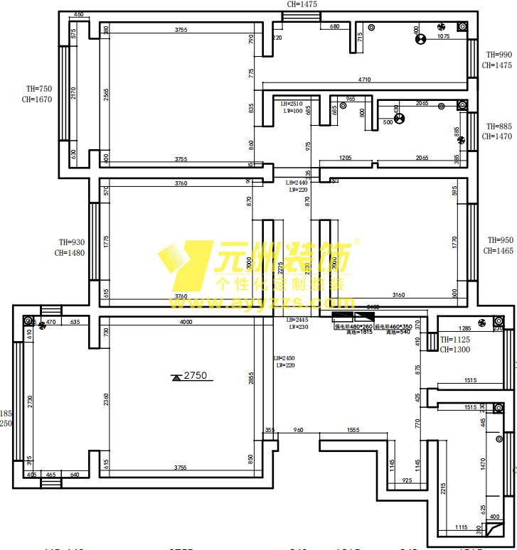 1單元402室·128平米